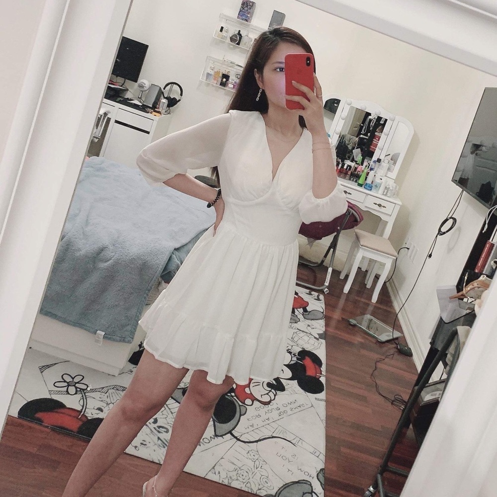 White dress
